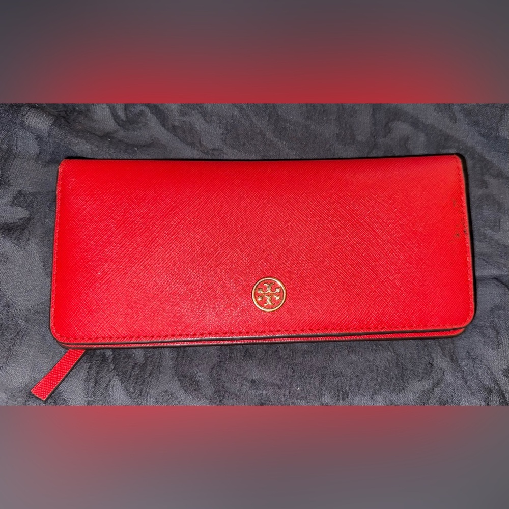 Tory Burch Scarlet Red Wristlet